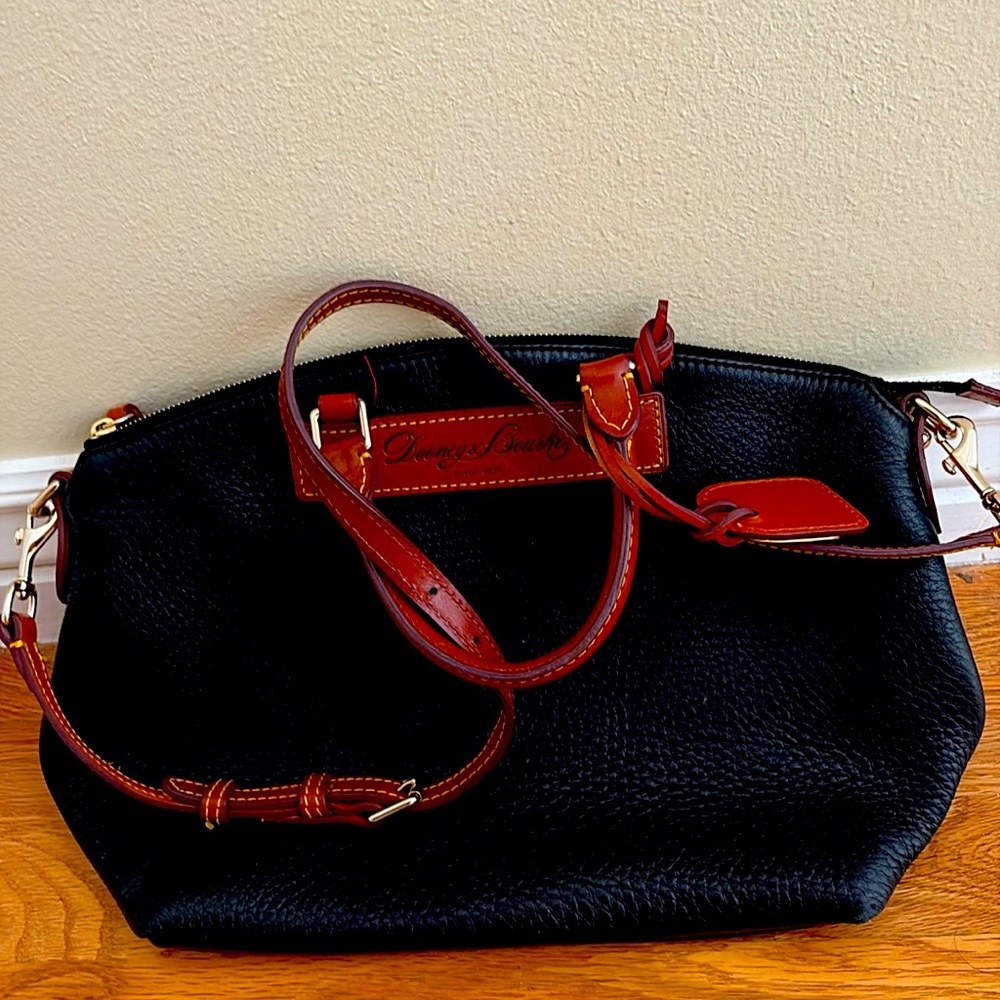 Dooney & Bourke Navy Genuine leather purse bag handbag